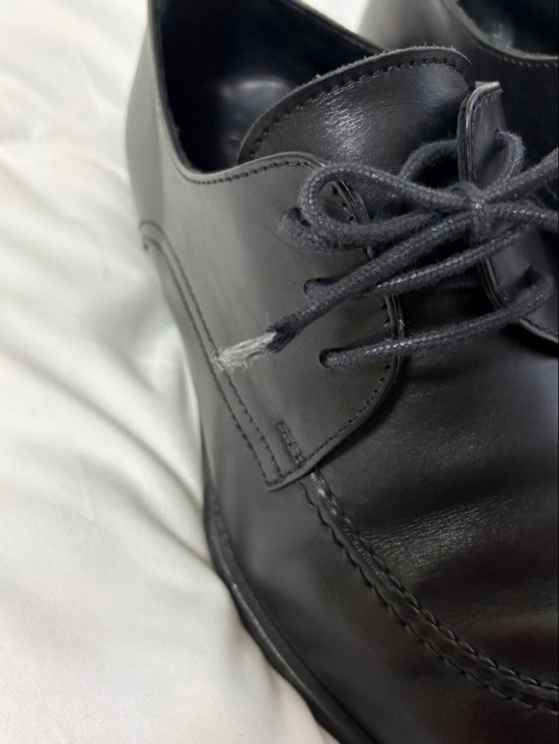 靴 GIORGIO ARMANI U-tip leather shoes