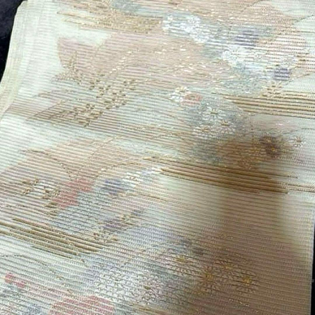 の*こ様 高級化繊　絽　友禅　訪問着　フルセット　4点　美品着物+夏正絹帯+裄丈