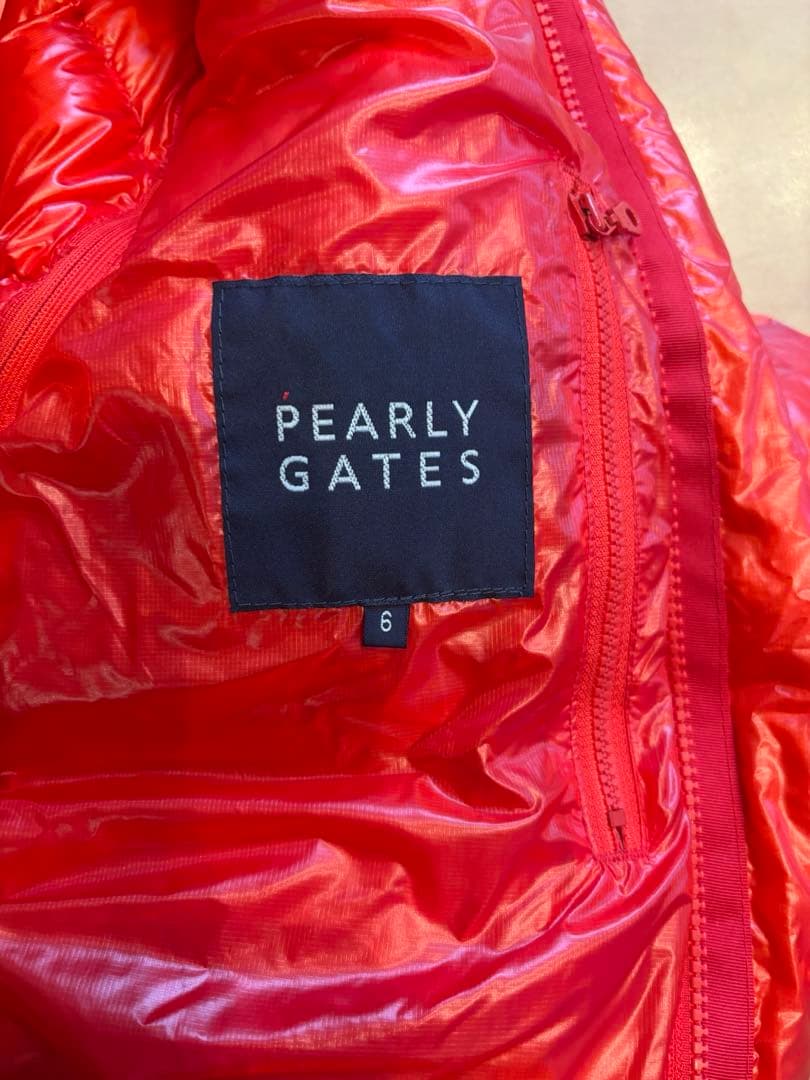 パーリーゲイツ　PEARLY GATES ダウン ジャケット ベスト　サイズ6