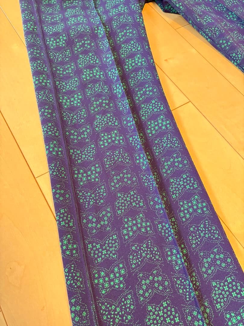 ニードルス　総柄トラックパンツ