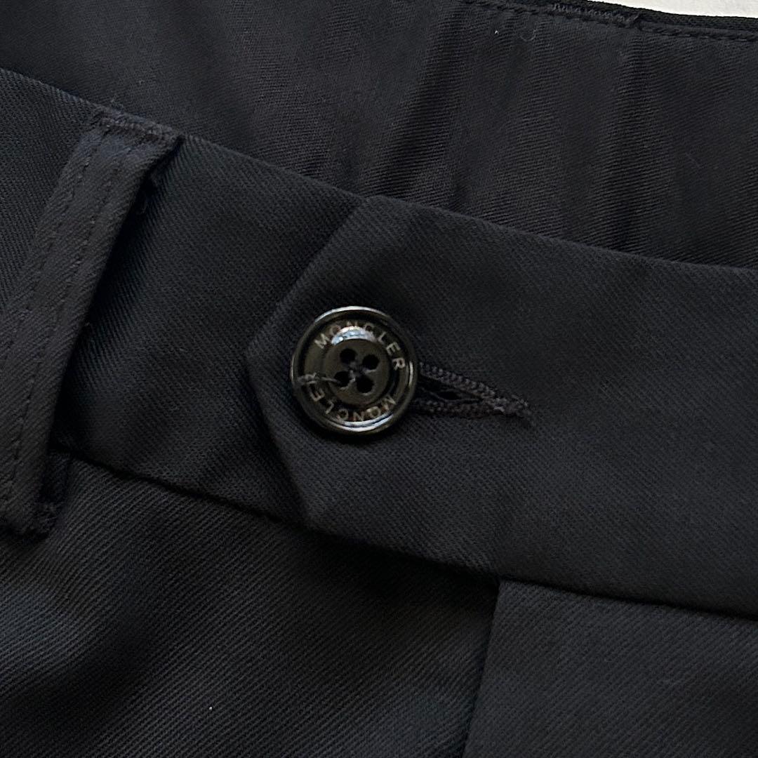 極美品 モンクレール パンツ 2022年モデル スラックス ワッペン 44