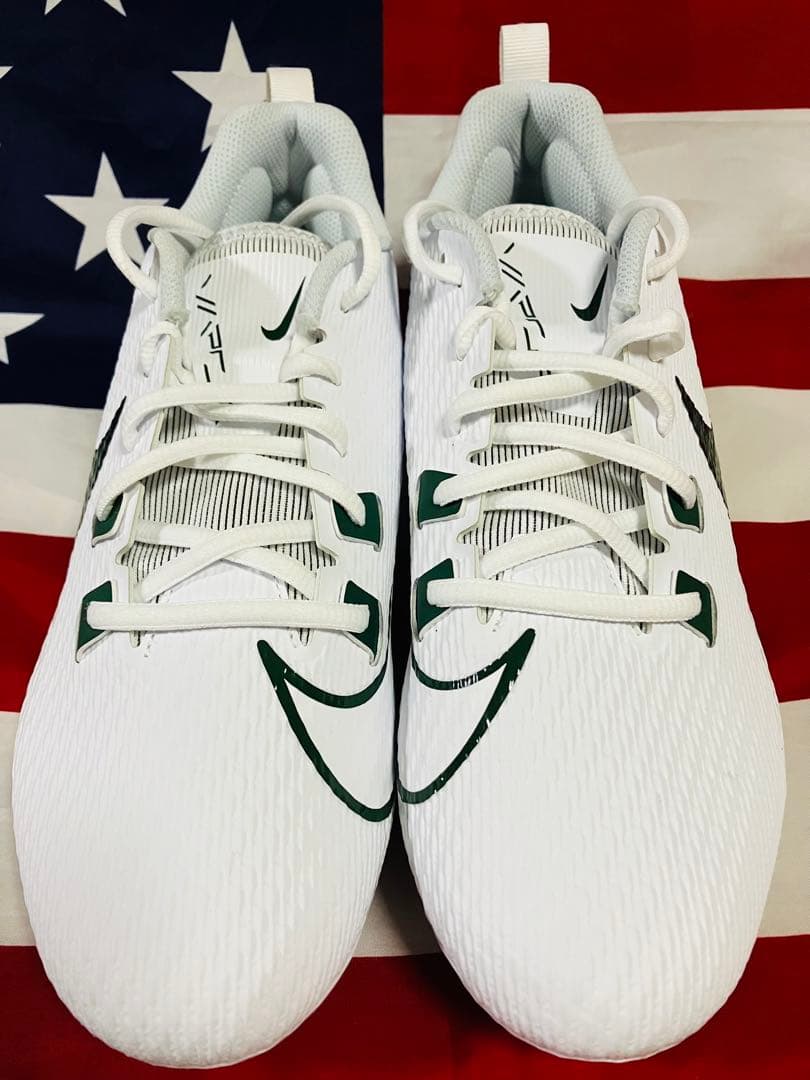ナイキ　シューズ　ベイパーエッジスピード360 ホワイト／グリーン　28cm