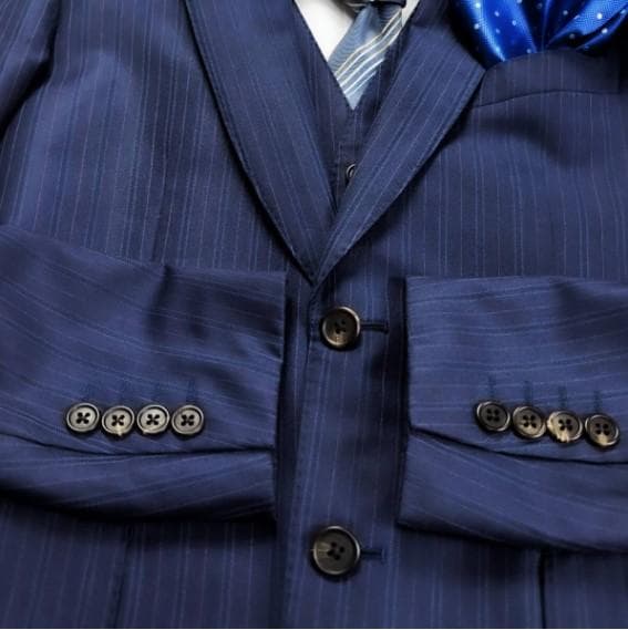 Paul Smith×LoroPiana３ピース紺ロロピアーナ×ポールスミス