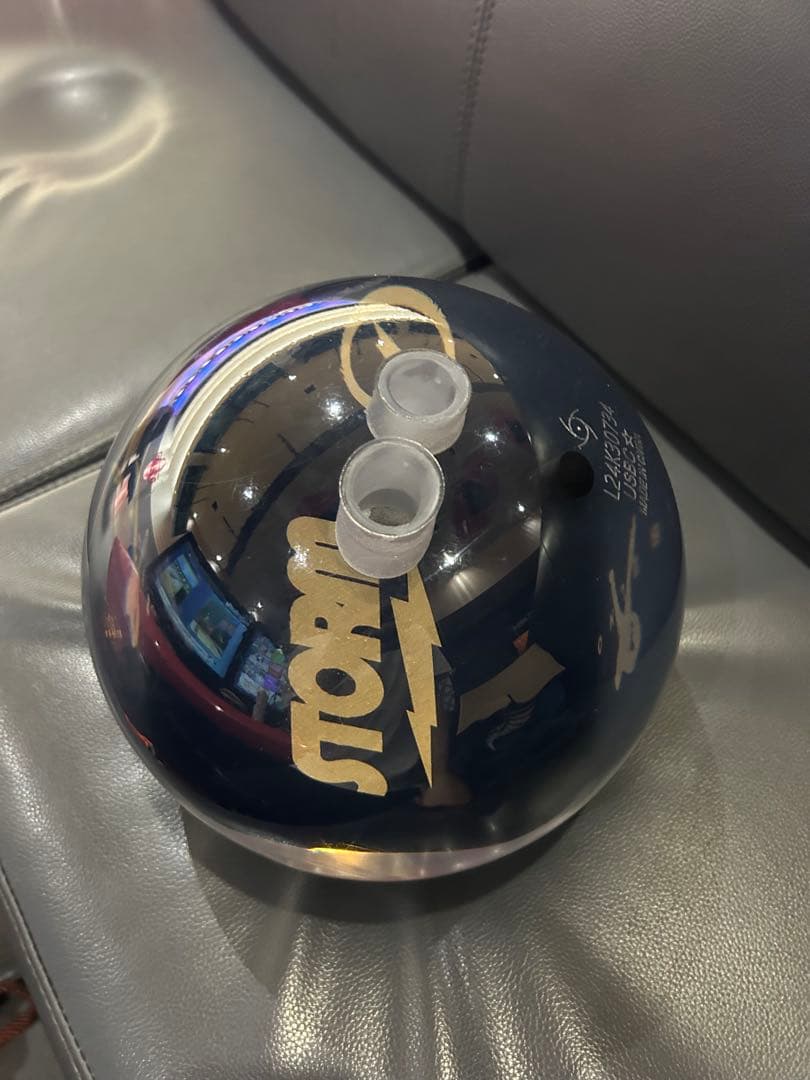 クリアストームベルモ　ブラック/ゴールド　スペアボール