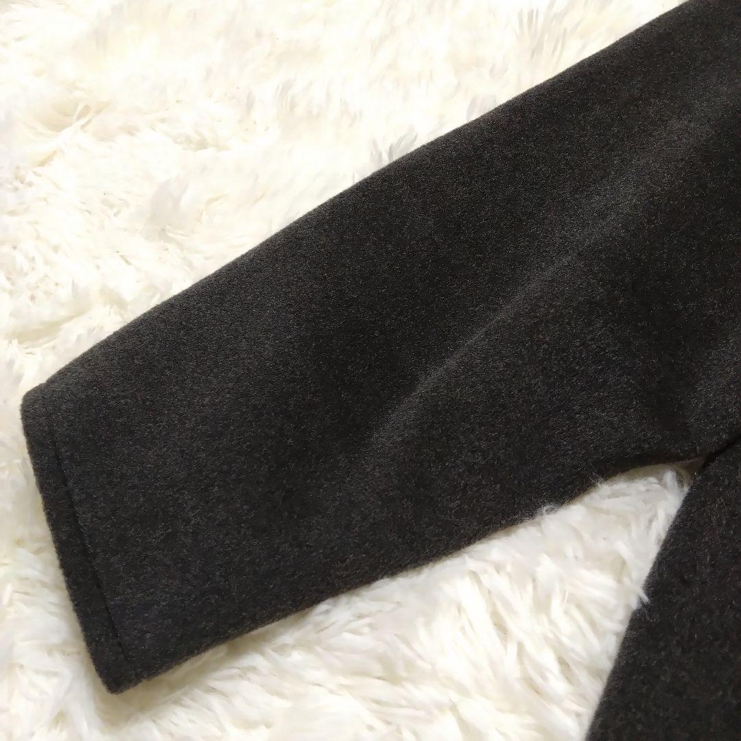 MaxMara 銀タグ チェスターコート ロング丈 ウール グレー 38