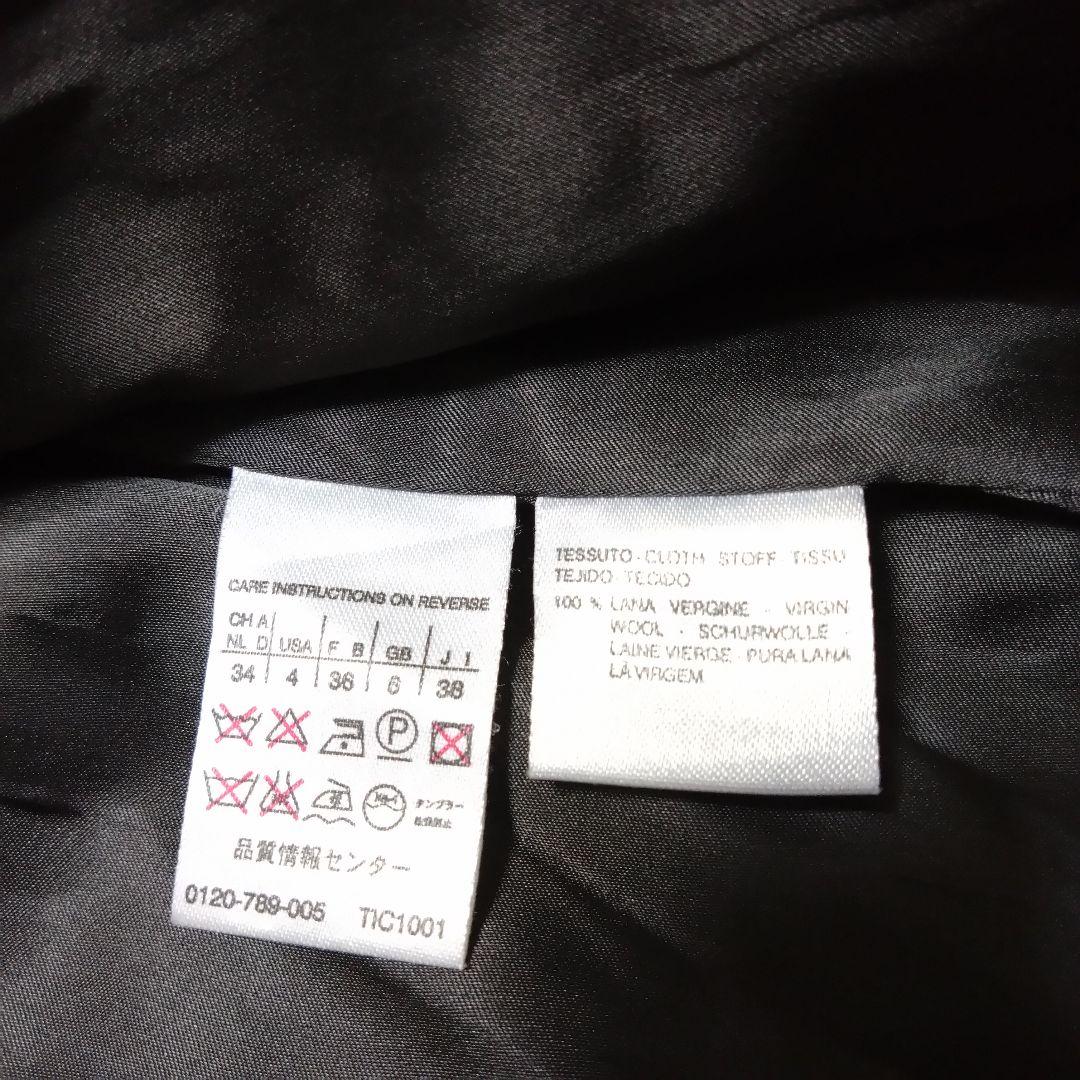 MaxMara 銀タグ チェスターコート ロング丈 ウール グレー 38