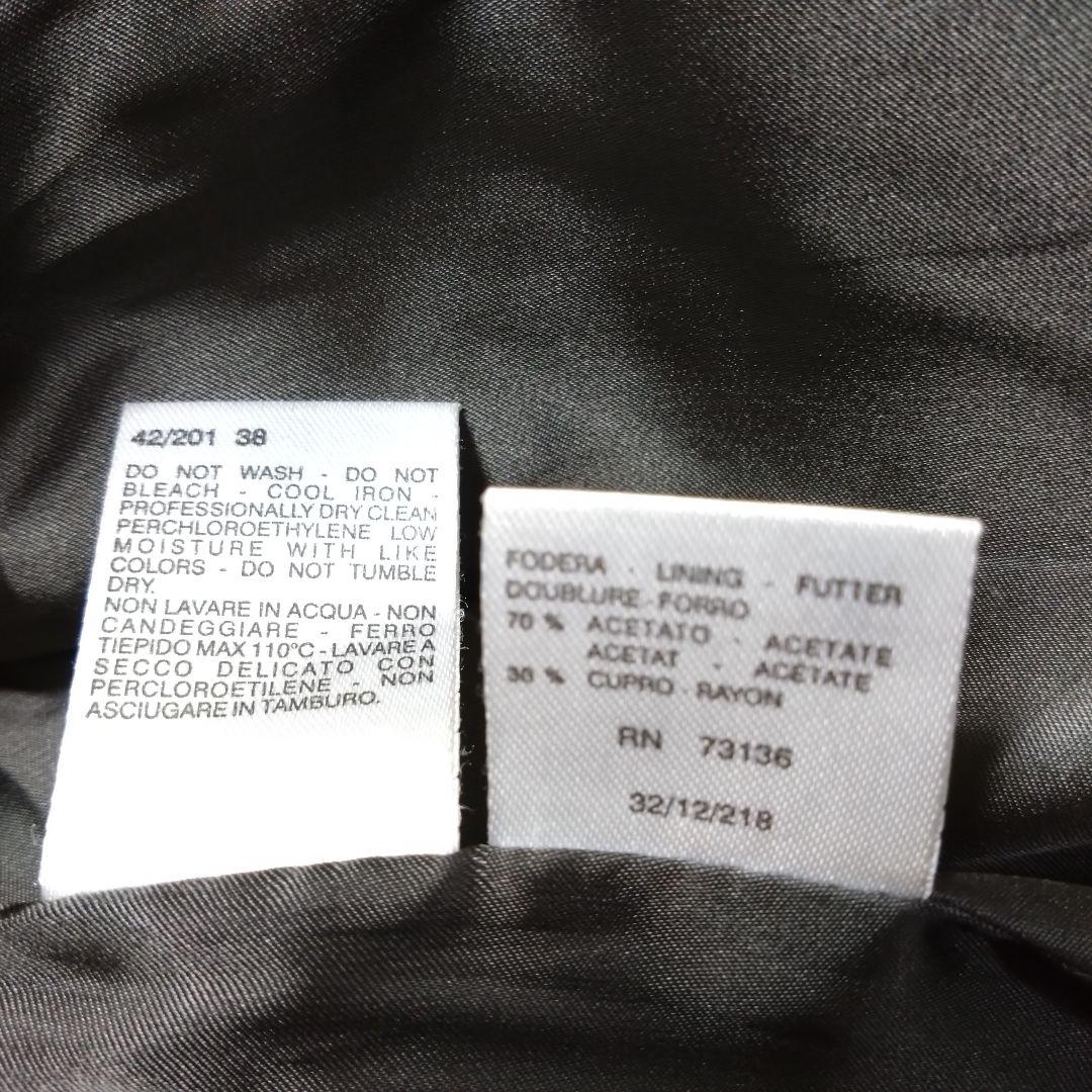 MaxMara 銀タグ チェスターコート ロング丈 ウール グレー 38