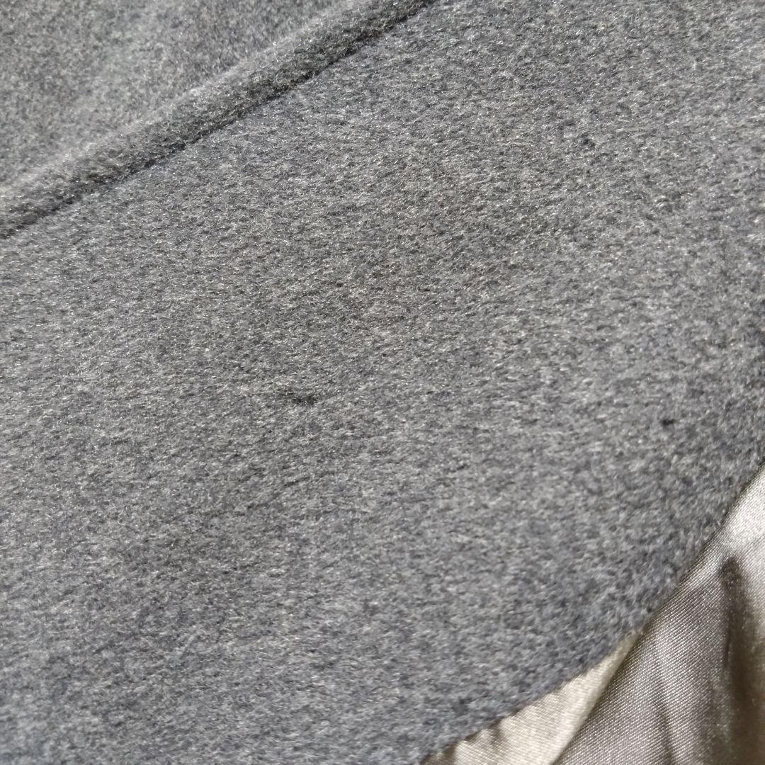 MaxMara 銀タグ チェスターコート ロング丈 ウール グレー 38