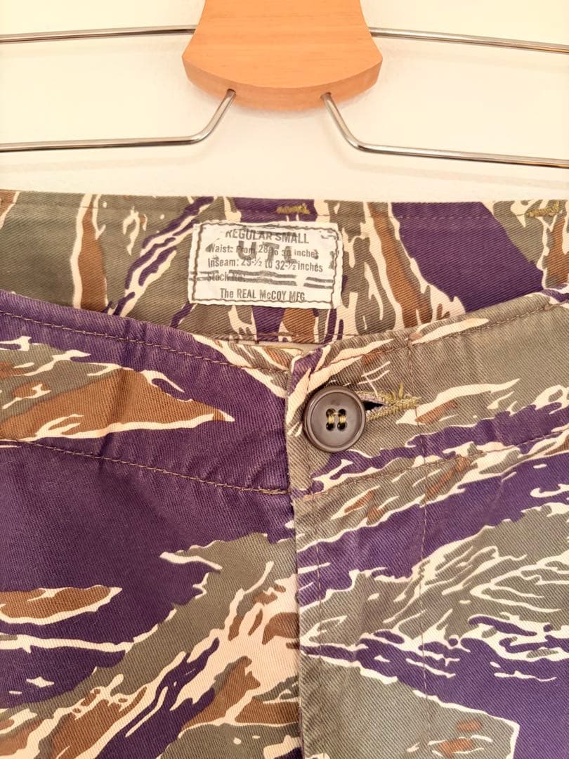 The REAL McCOY'S タイガーストライプ パンツ　Sサイズ