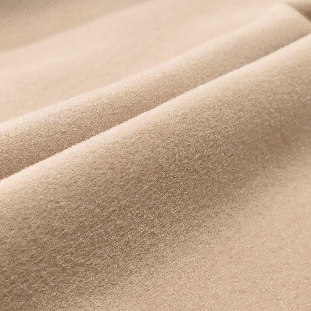 美品✨マッキントッシュ　カシミヤ混リバーシブルポンチョコート　ベージュ×ピンク