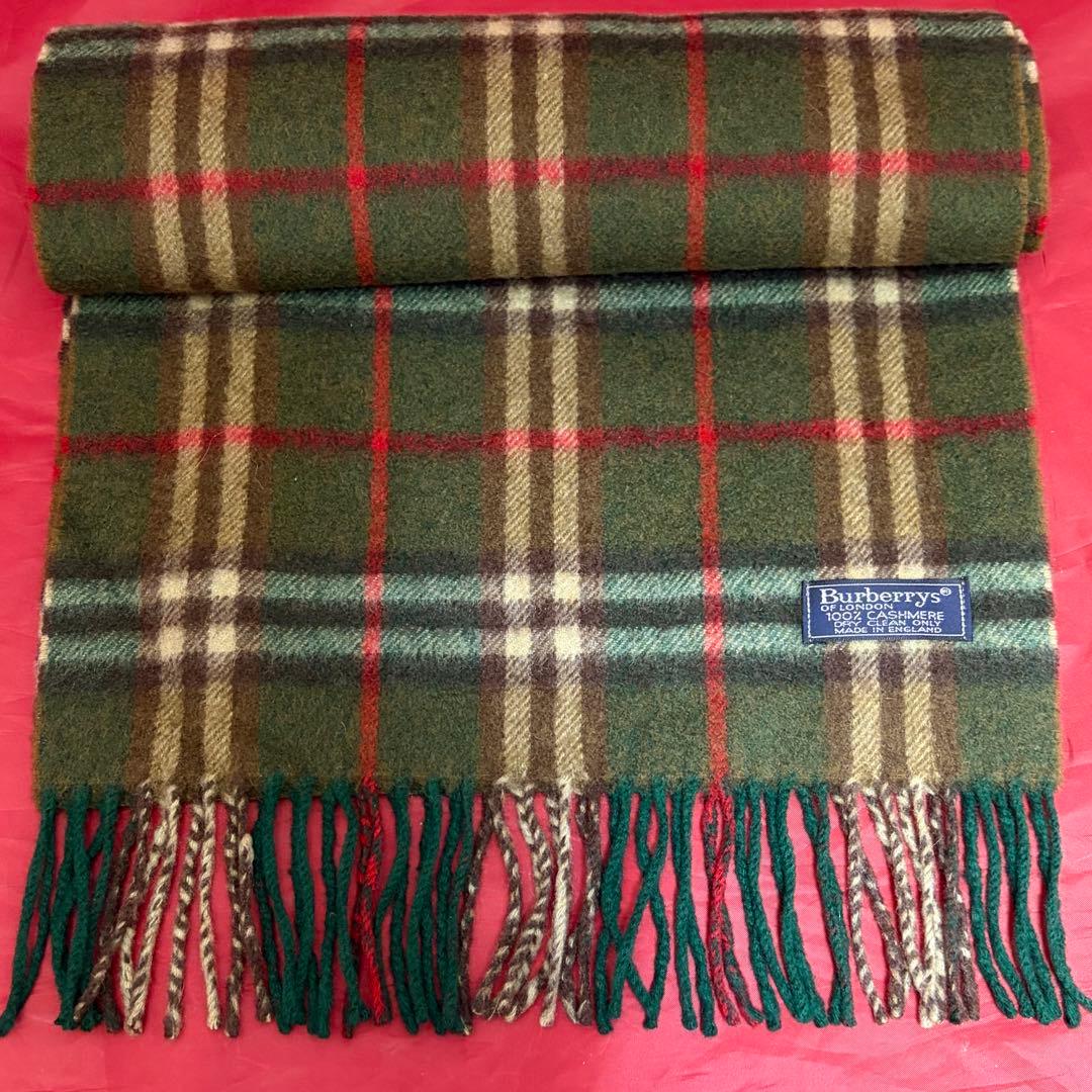 Burberrys☆cashmere100％マフラー