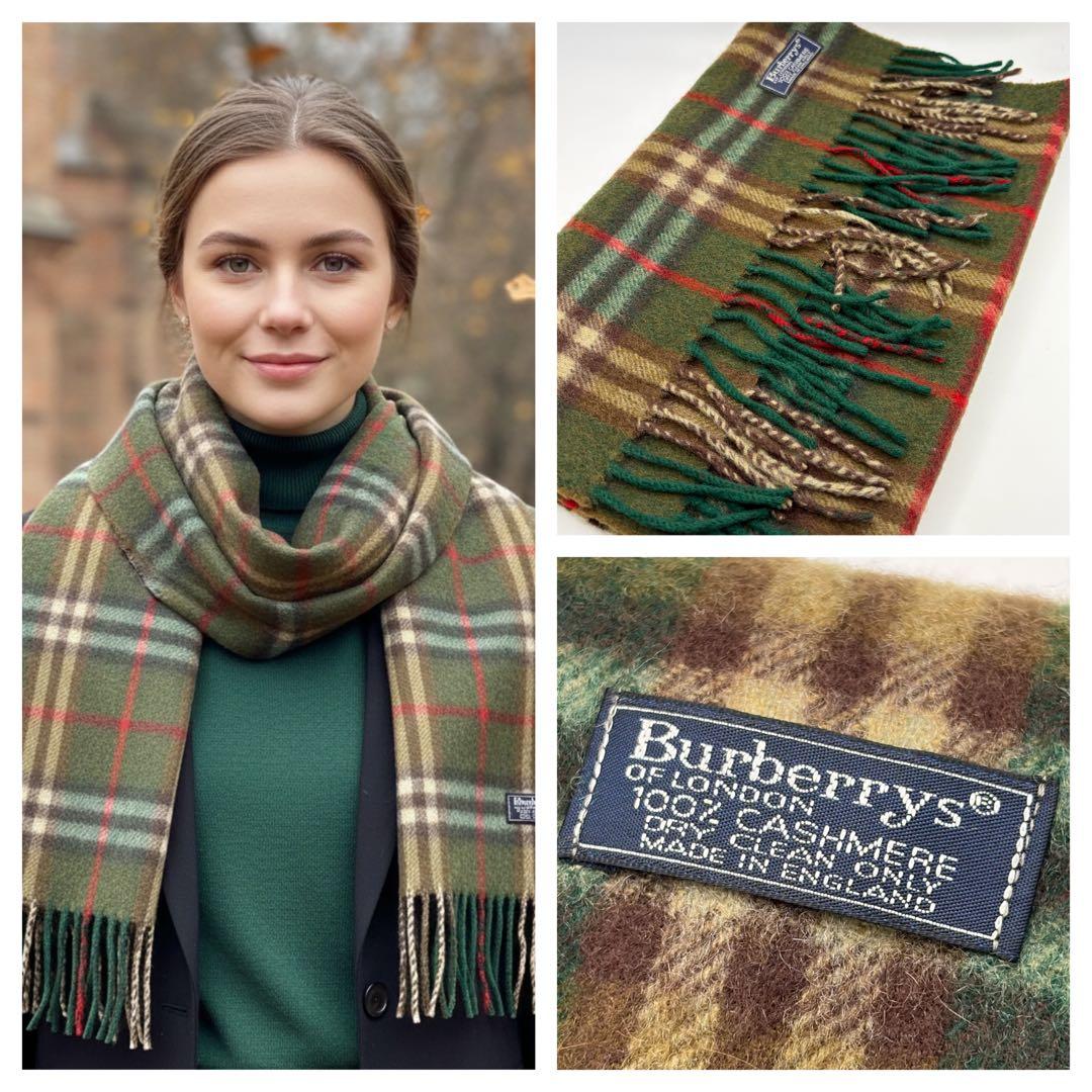 Burberrys☆cashmere100％マフラー