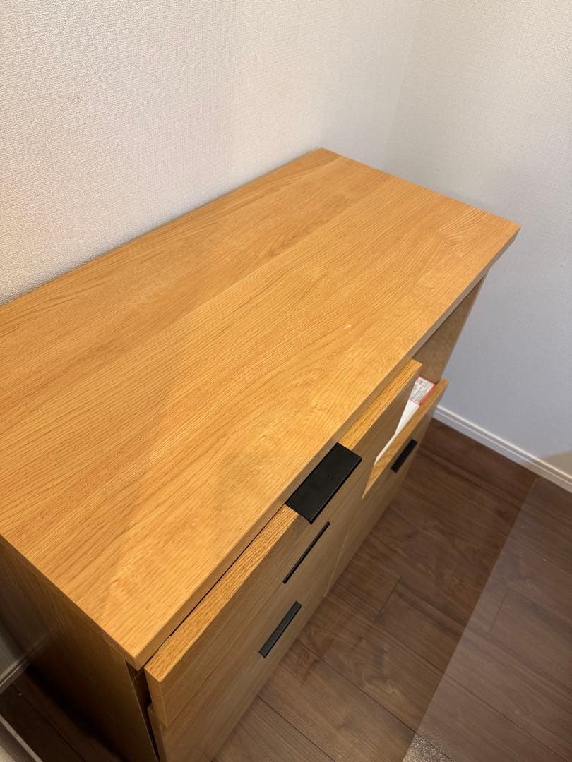 【設置無料】カウンター (エトナ90CT LBR)【レンジ・炊飯器置き場】