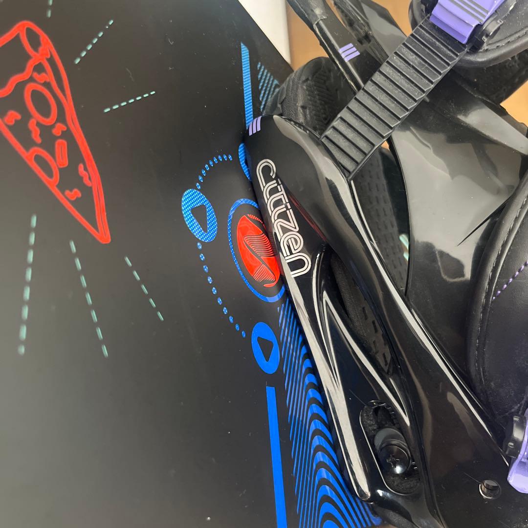 最終値下げSALOMON スノーボード130cm BURTON バインディング