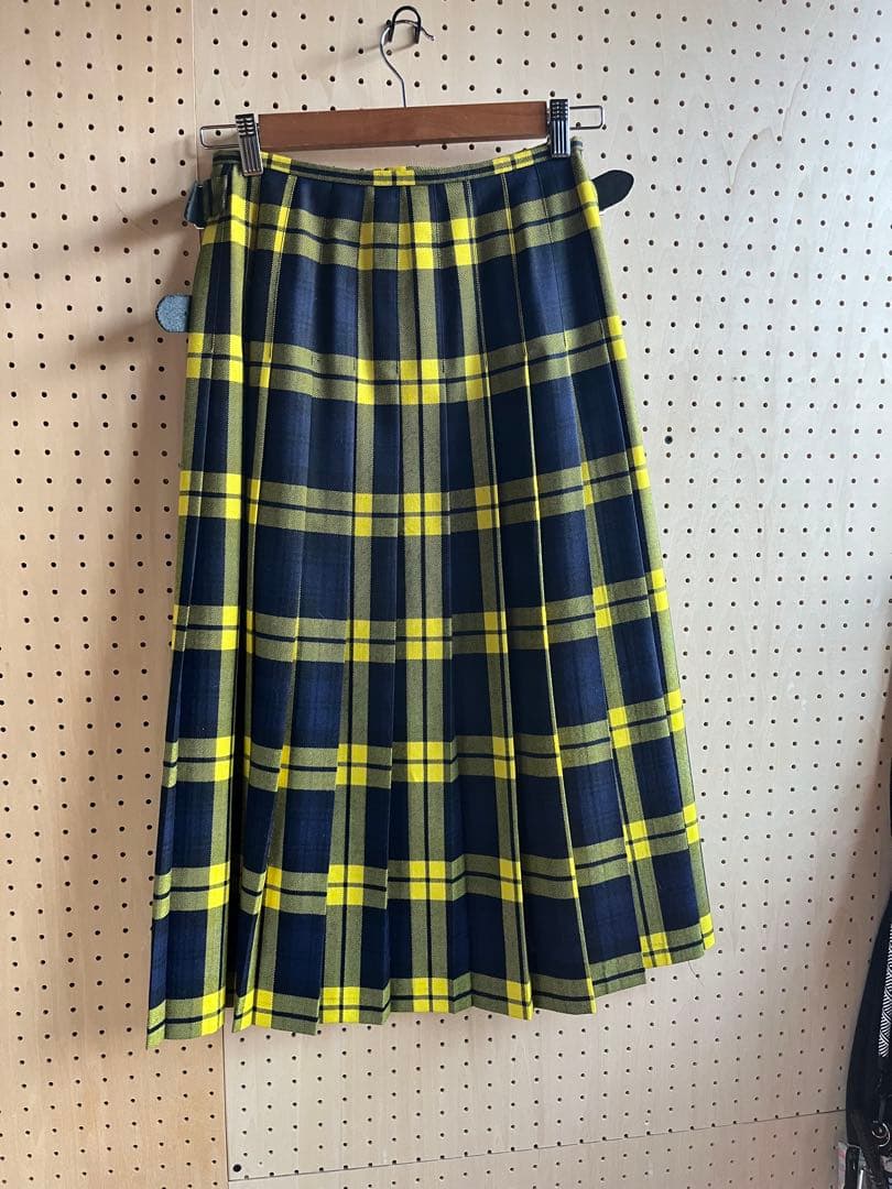 O'Neil of Dublin チェック柄プリーツスカート GB8