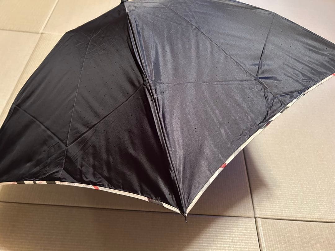 Burberry バーバリー 折りたたみ傘 ブラック