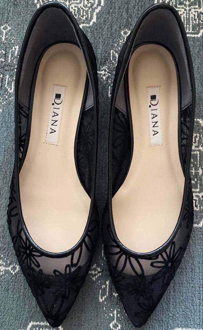 ダイアナ　未使用　22.5 ブラック