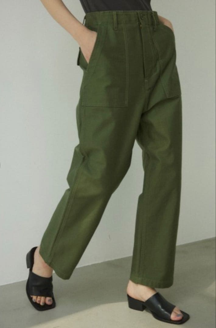 BLACK BY MOUSSY/ブラックバイマウジー　ベイカーパンツ　ブラック