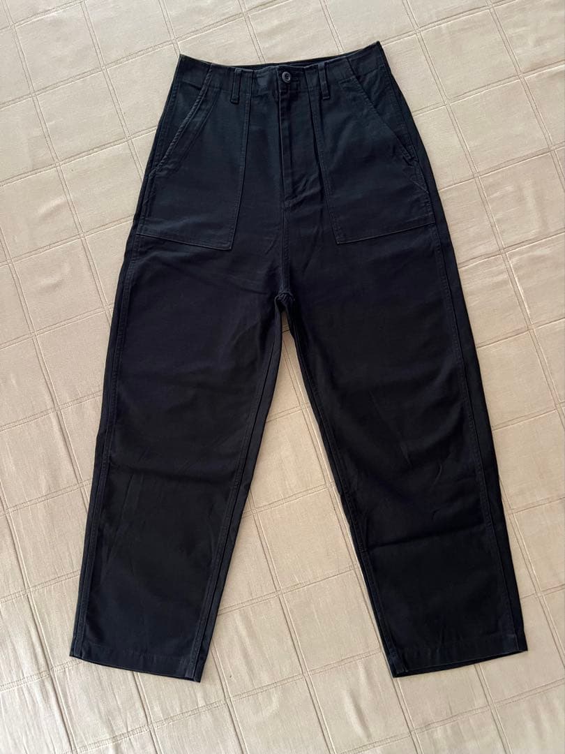 BLACK BY MOUSSY/ブラックバイマウジー　ベイカーパンツ　ブラック