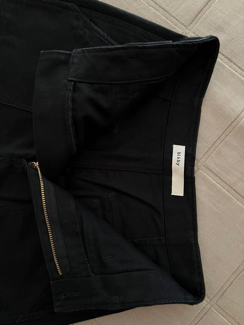 BLACK BY MOUSSY/ブラックバイマウジー　ベイカーパンツ　ブラック