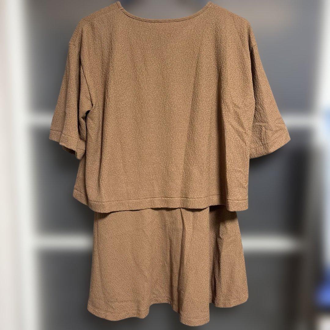 せんちゃんさん専用 INCEBORG ブラウンチュニック 半袖