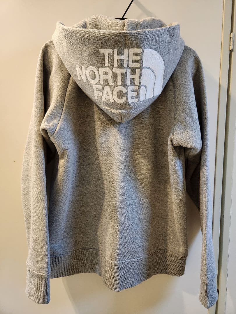 極美品　THE NORTH FACE グレー ジップアップパーカー