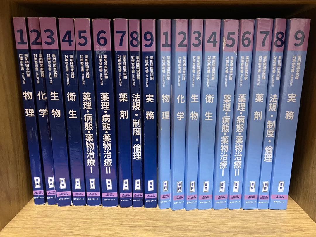 第110回薬剤師国家試験対策　青本•青問フルセット