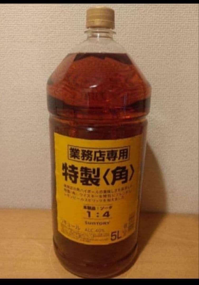⭐️早い者勝ち⭐️特製〈角〉ウイスキー 5L 40%