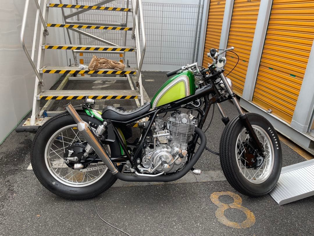 SR400 .500 トルクコーンドラッグパイプマフラー