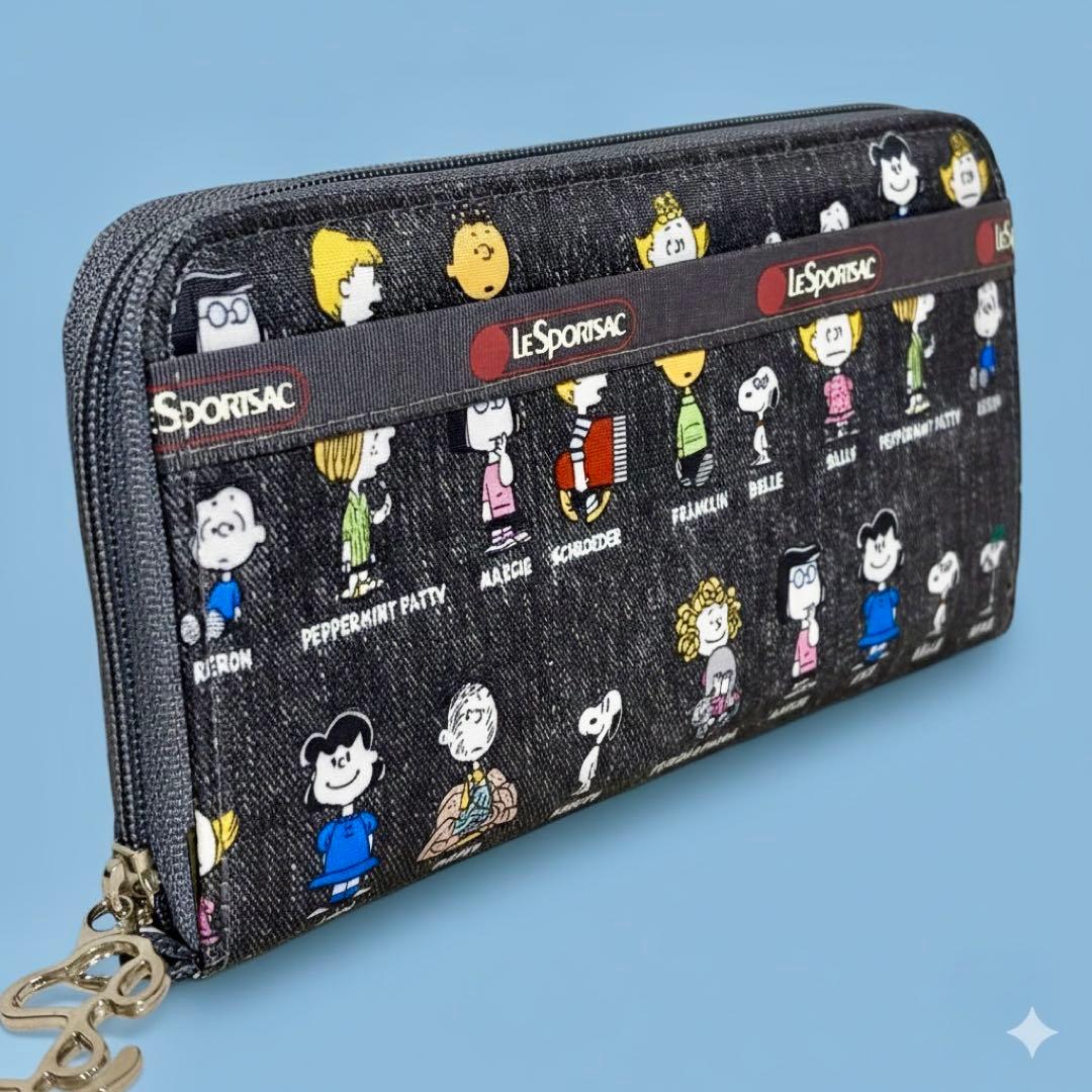 レスポートサック　ピーナッツオールスター　70周年 長財布