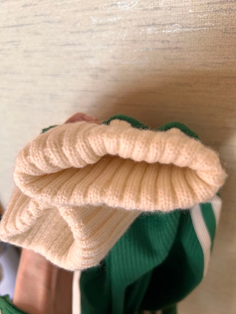 adidas アディダス 常田大希着 ニットブルゾン M グリーン ジャケット