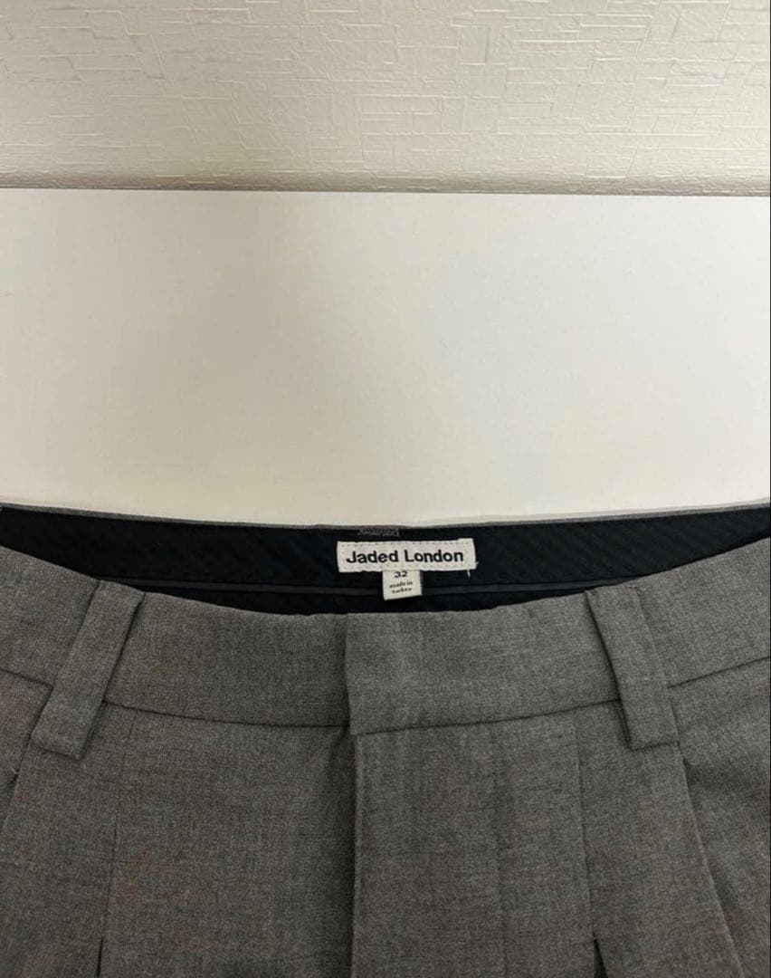 パンツ Jaded London Goliath Grey Suit Pants W32