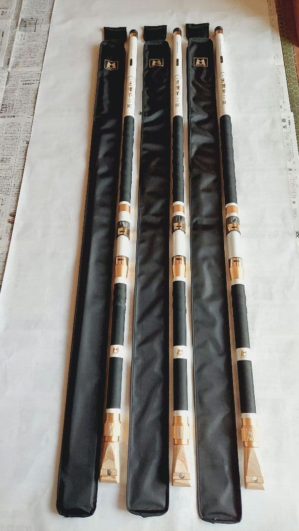 未使用品3本セット Mamiya-OP 巨鯉竿BC 480ベイトモデル 鯉釣り