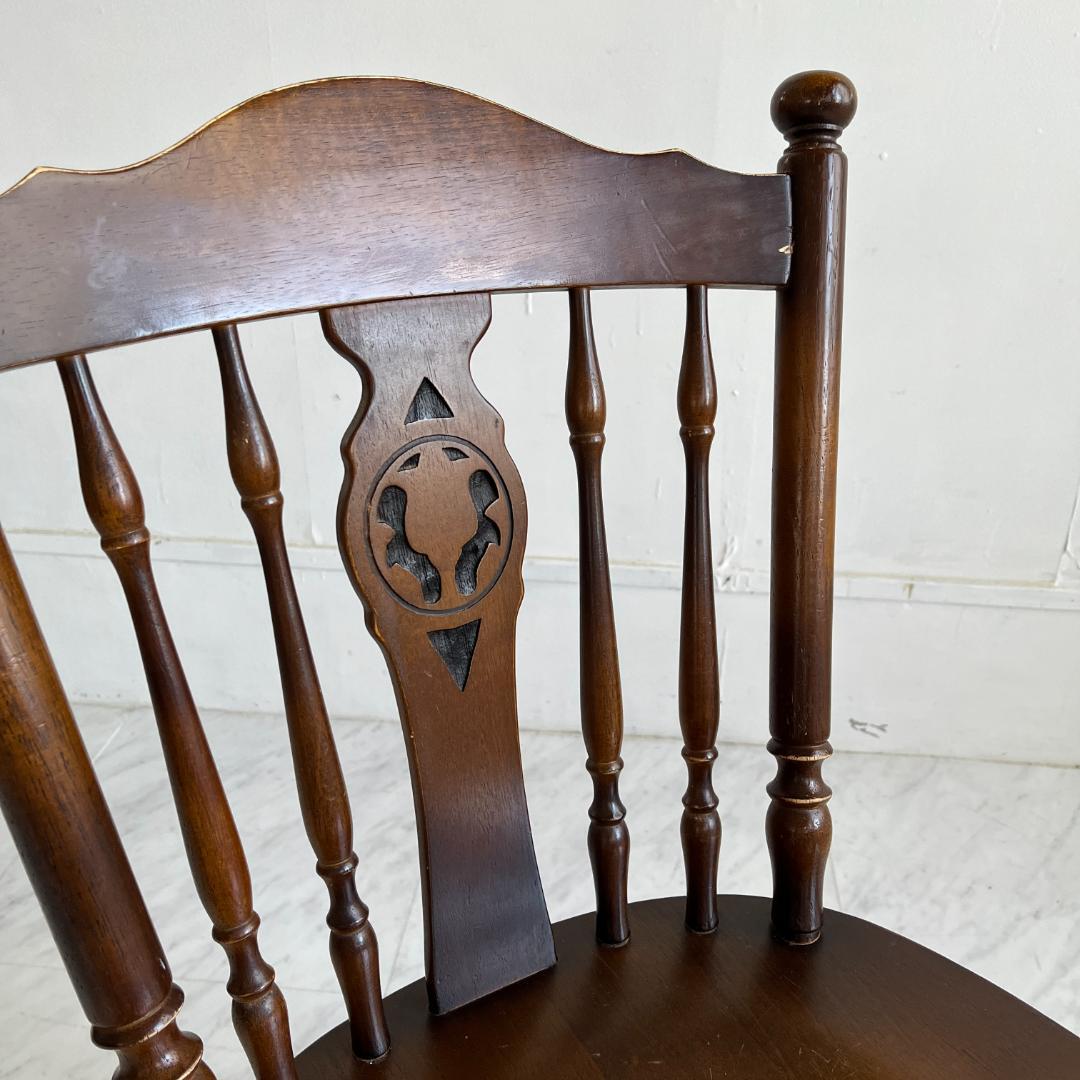 飛騨産業 キツツキ ヴィンテージ レトロ ダイニングチェア 木製椅子 イス