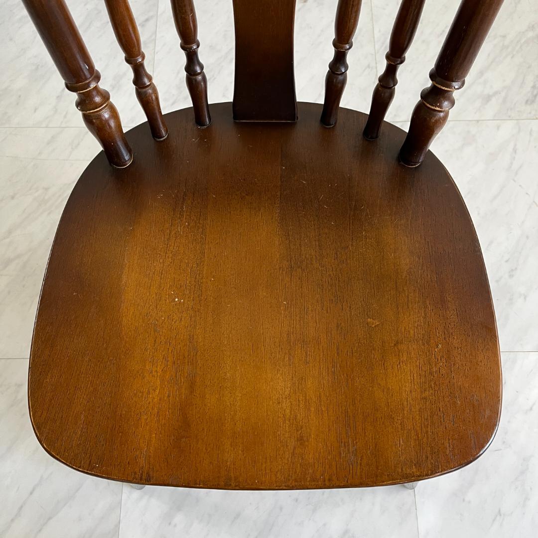 飛騨産業 キツツキ ヴィンテージ レトロ ダイニングチェア 木製椅子 イス