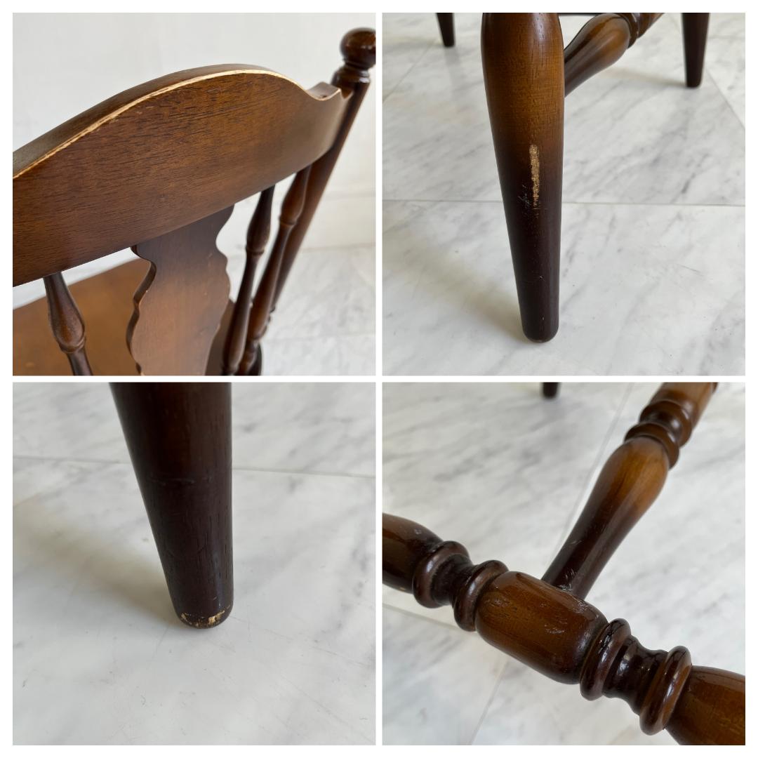 飛騨産業 キツツキ ヴィンテージ レトロ ダイニングチェア 木製椅子 イス