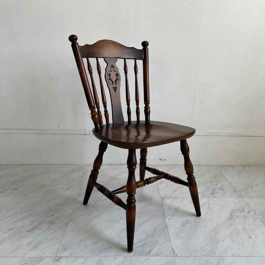 飛騨産業 キツツキ ヴィンテージ レトロ ダイニングチェア 木製椅子 イス