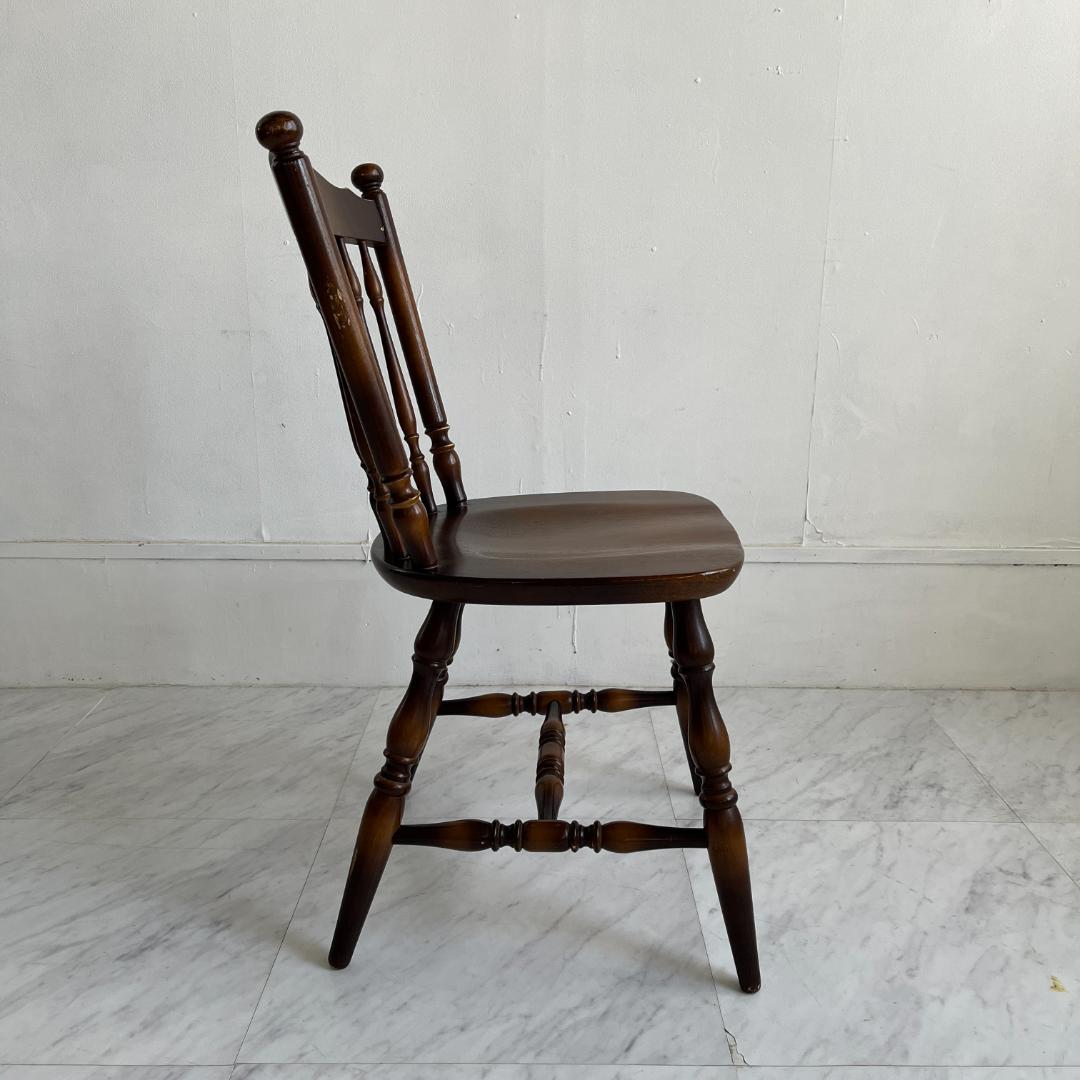 飛騨産業 キツツキ ヴィンテージ レトロ ダイニングチェア 木製椅子 イス