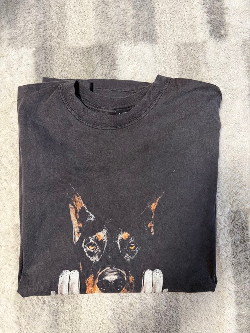 トップス LYFT DOG GRAPHIC VINTAGE BIG T-SHIRT