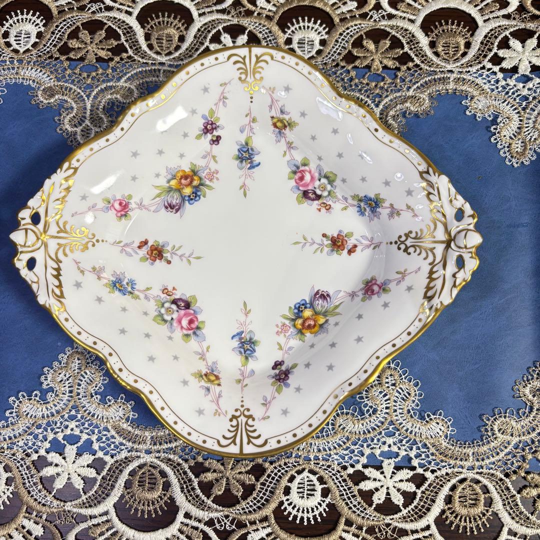 ロイヤルクラウンダービー ロイヤルアントワネット　角皿