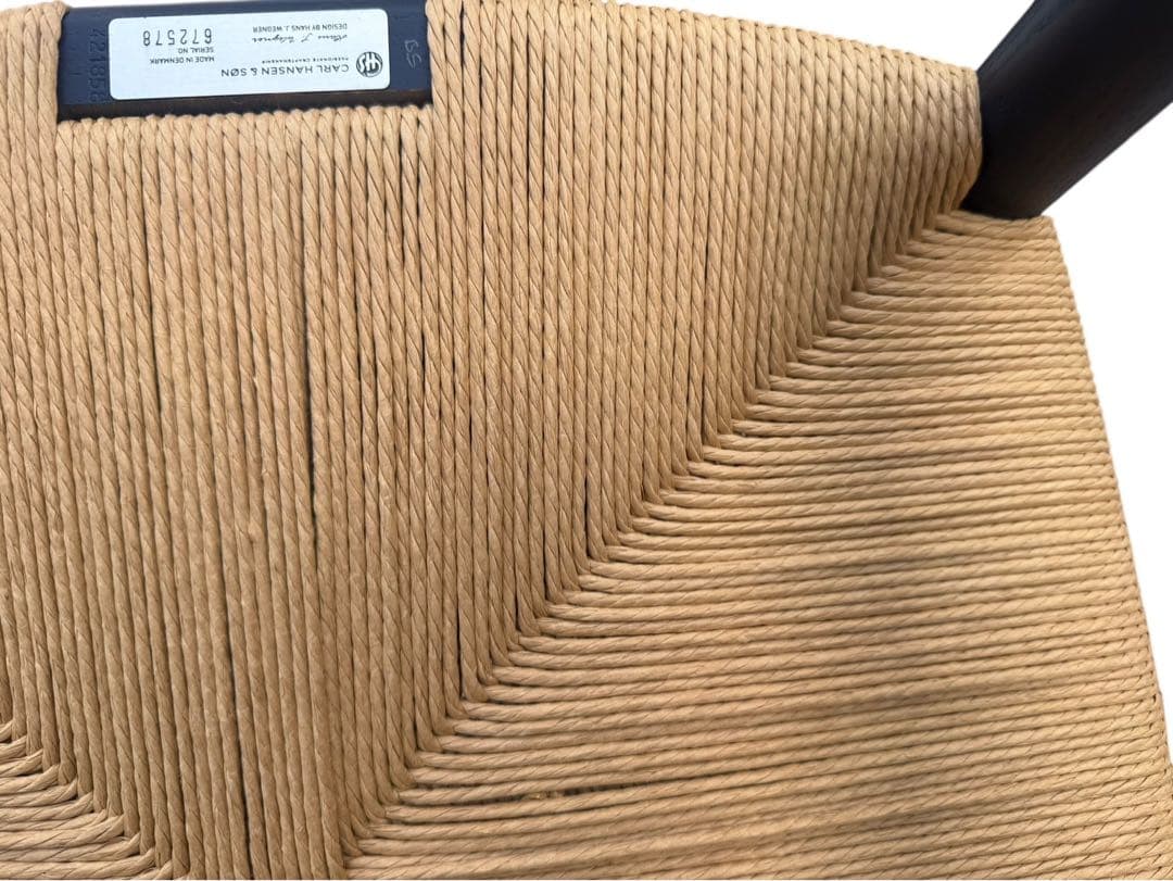 ◯【ほぼ未使用】カールハンセン＆サン CH24 Yチェア ビーチ クッション付き