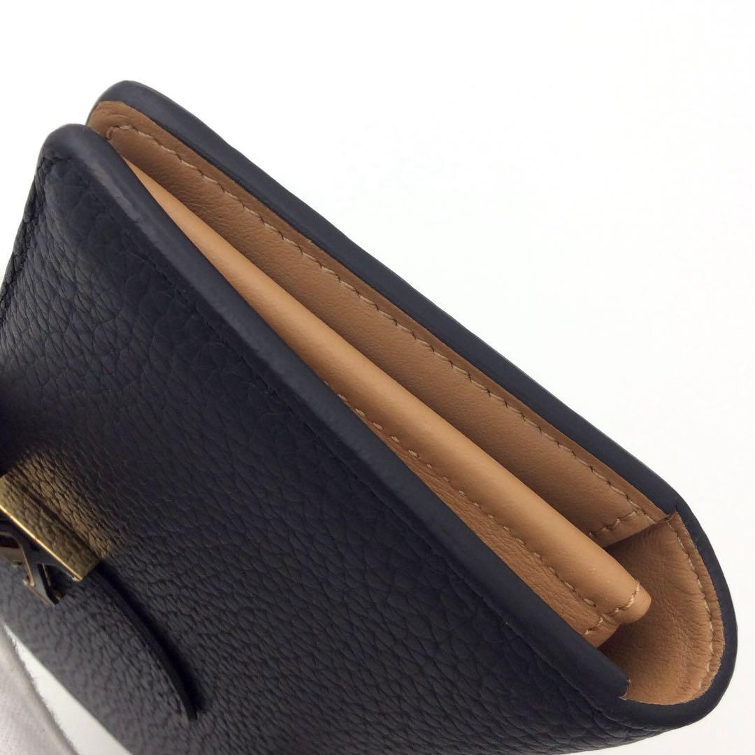 ルイヴィトン トリヨン 黒 LVヴェルティカルウォレット 長財布 ICチップ