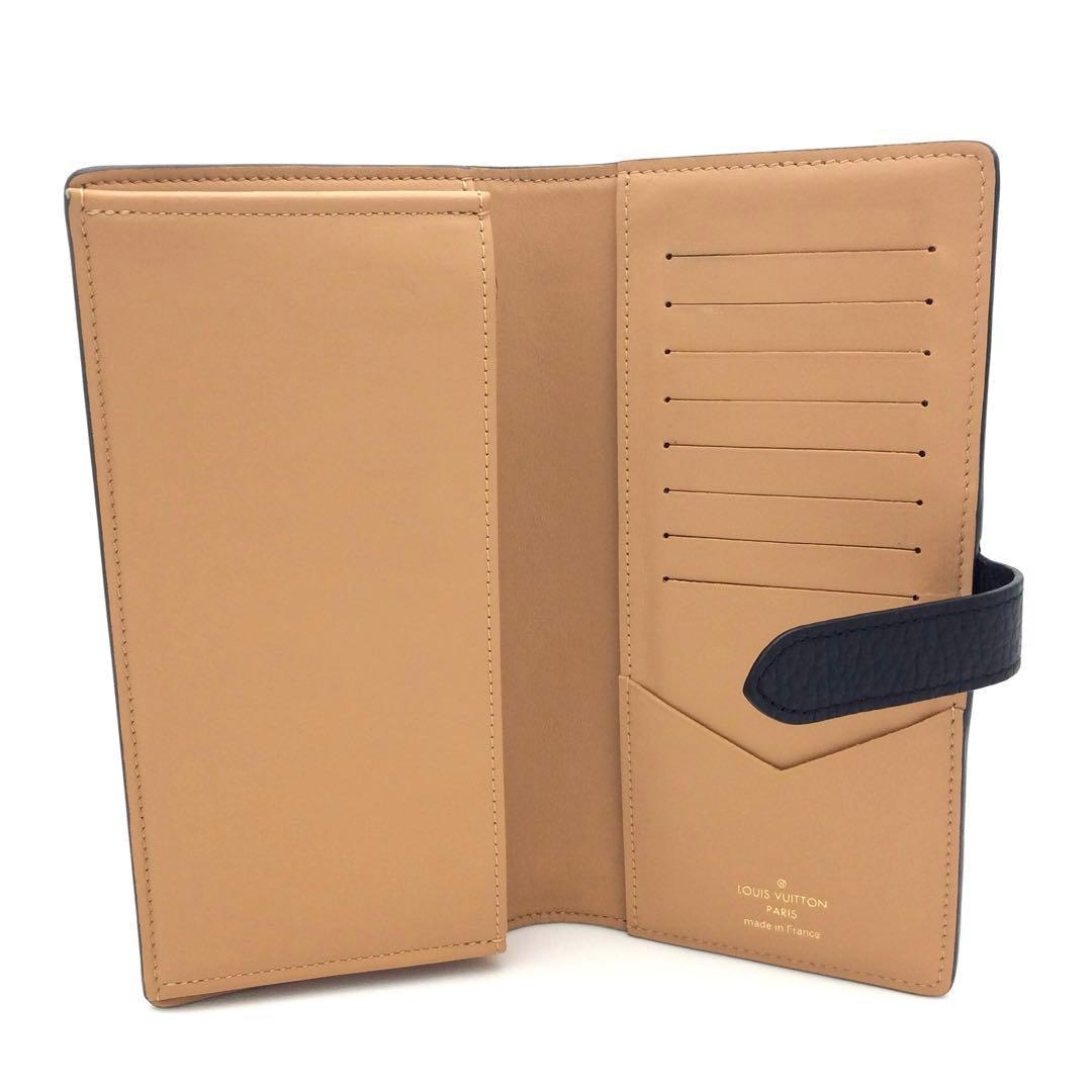 ルイヴィトン トリヨン 黒 LVヴェルティカルウォレット 長財布 ICチップ