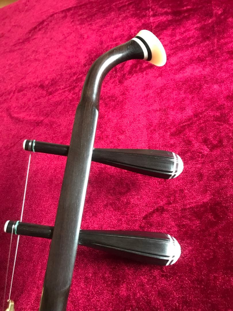 大特価・二胡★上級黒檀★古月琴坊・黄建洪製作★十年保証