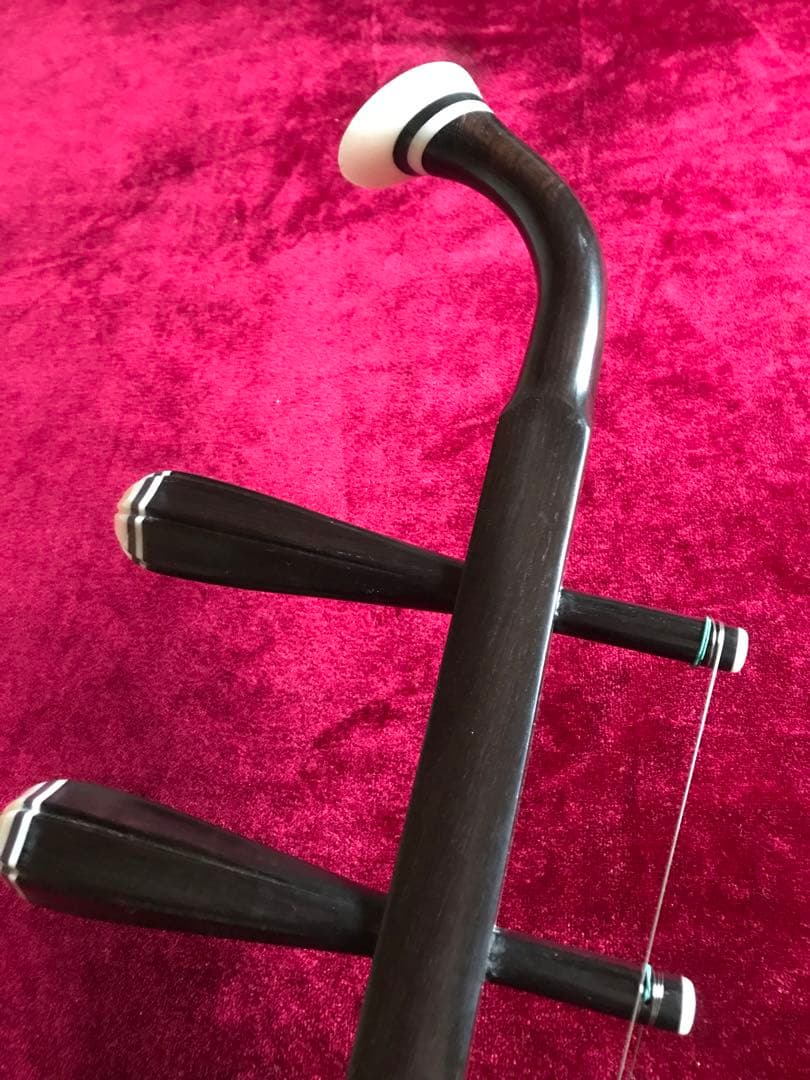 大特価・二胡★上級黒檀★古月琴坊・黄建洪製作★十年保証