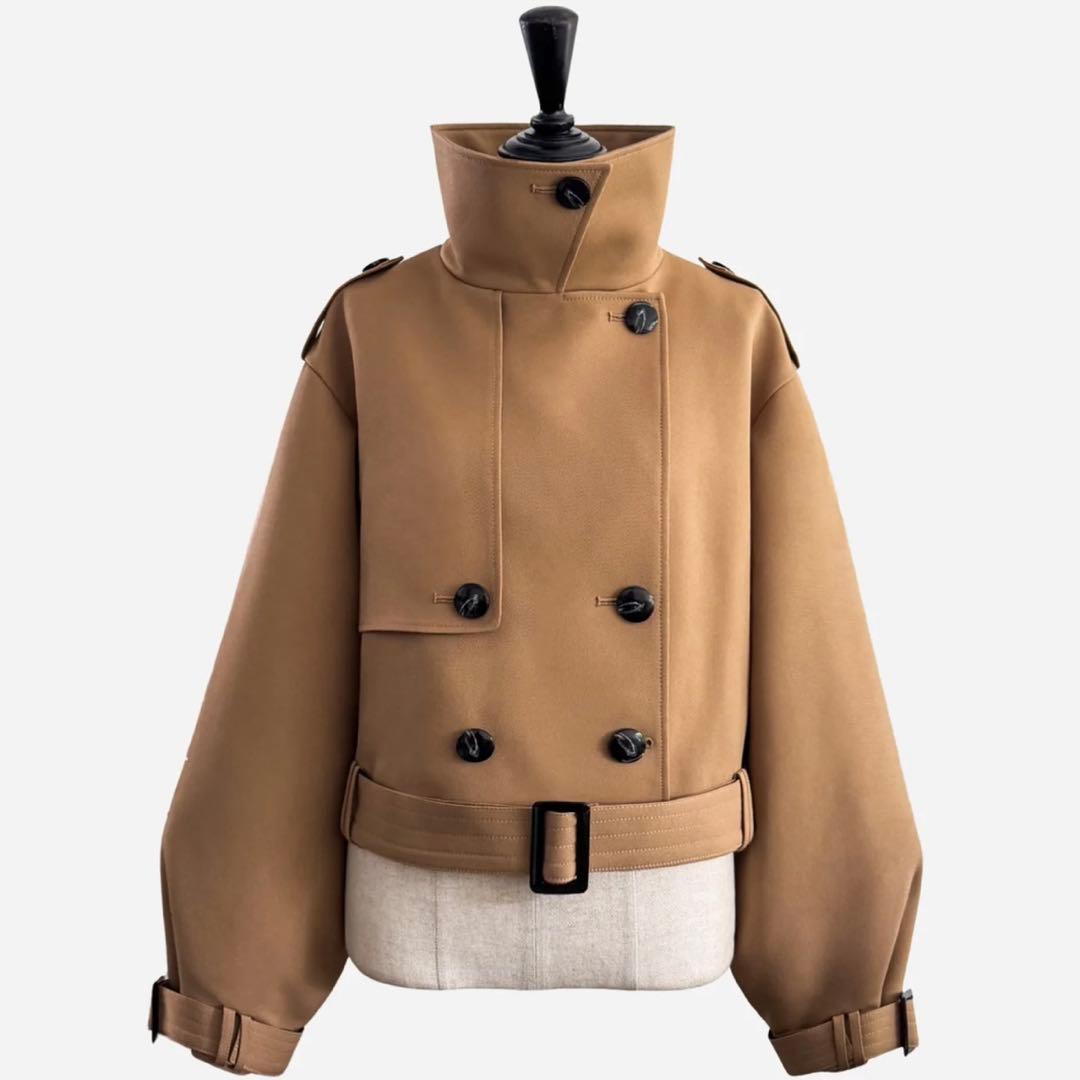 ジャケット・アウター 2way short trench coat