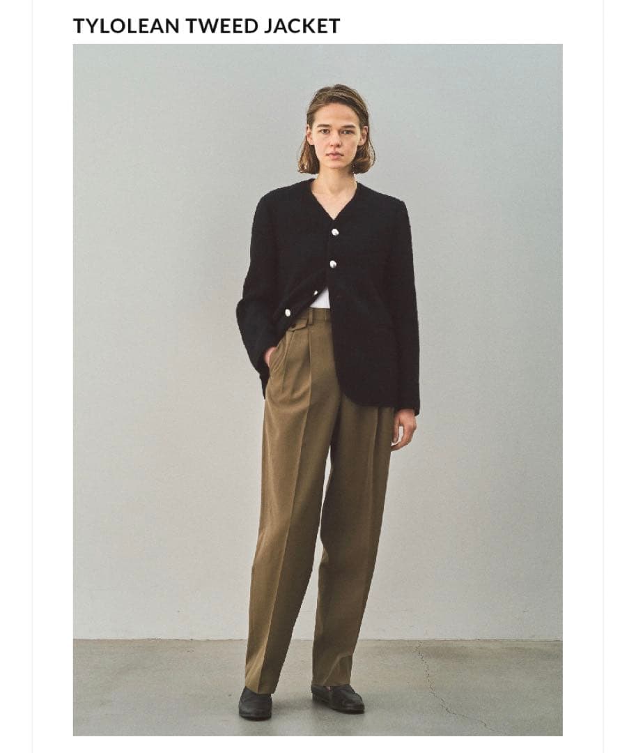 ❤️yoyoyo様用⭐️新品未使用⭐️22AW⭐️yleveイレーブ　ツイードジャケット