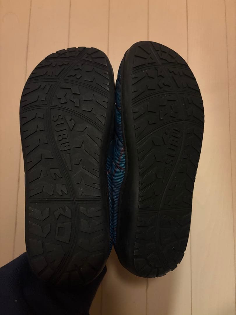 希少　SUBU タータンチェック　サイズ1 冬用サンダル