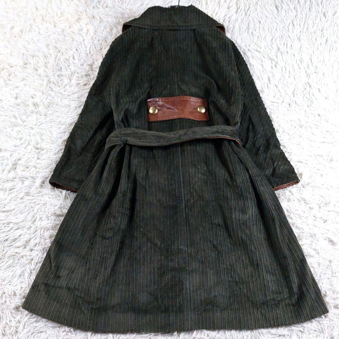 DG ドルチェ&ガッバーナ 金ボタン コーデュロイダブル チェスターコート 40