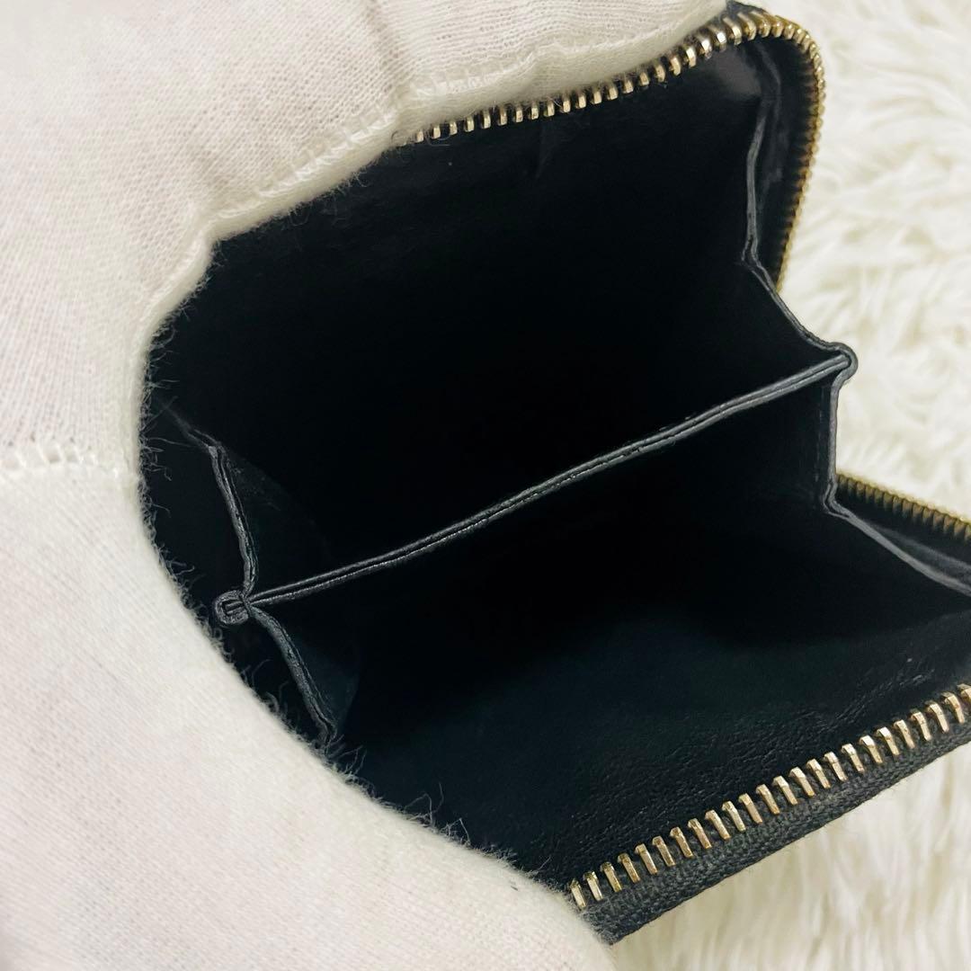 【あーさん】極美✨サンローラン 二つ折り財布 カサンドラ ラウンドジップ
